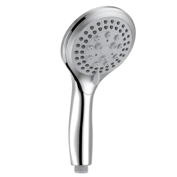 Modern 5 Modes ABS Plastic Big Panel Round Chrome Rain Head Water Saver Shower Head