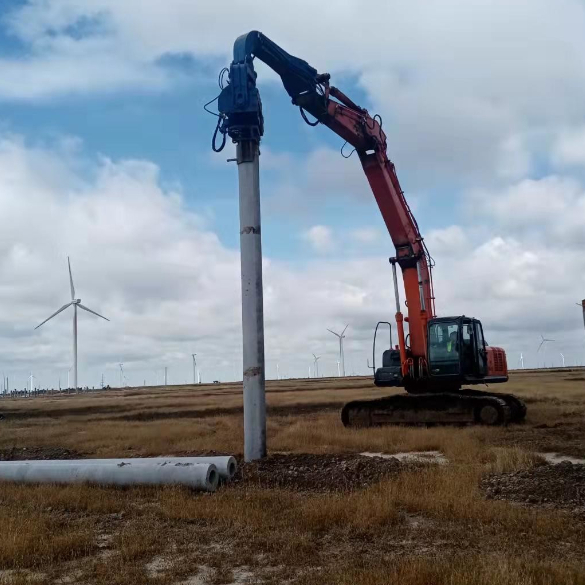 Customized Vibratory Pile Hammer Driver – Excavator Attachment & High Efficiency
