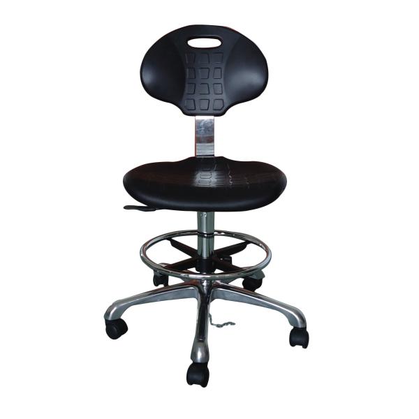 Adjustable PU Leather Chair ESD Safe Chairs For Clean Room Office