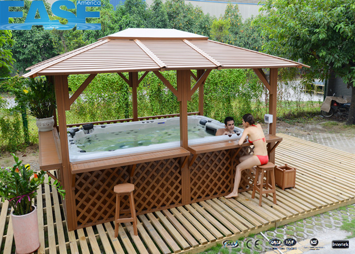 Massage outdoor swim hydro hot tubs and spas with 76pcs massage jet, Balboa system