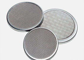 AISI304/316 Round Mesh Filter Disc , Washable Aluminum Air Filters