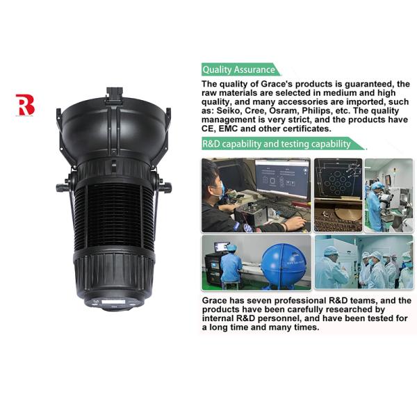 300w Теплый белый IP65 RGBAL LED френсел с автоматическим увеличением светового фонаря