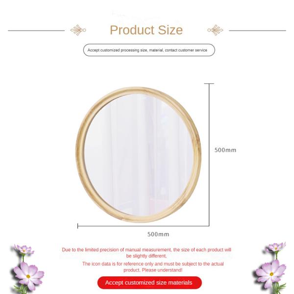 Длина пола зеркало Мода Деревянная Большая Рустическая Современная Рамочная Ванная Старинный Декор Деревянная Рама Зеркало