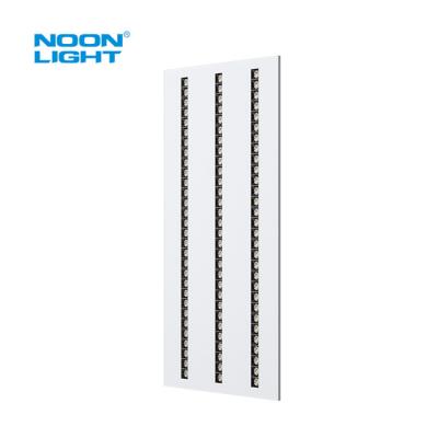 CRI80 Energy Saving White Powder Painted Steel LED Grid Light Panel With 160LM/W Luminous Efficacy
