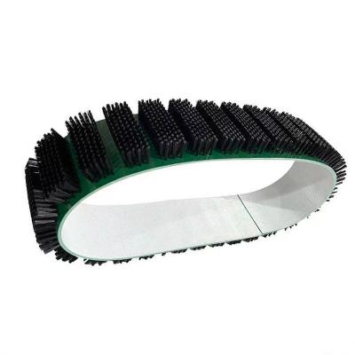 Industrial Belt Brush Conveyor Belt Cleaning Brush Rubber PVC Base