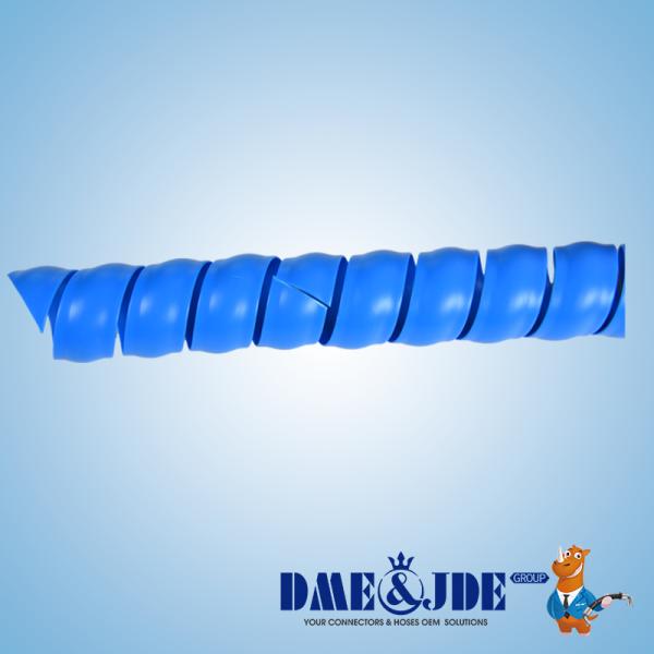 UV Aging Resistant Spiral Wrap Sleeving Two Colors Available For Customization