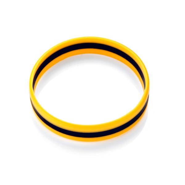 Cause bracelets 3 layers logo can be printed or emboseed color filled