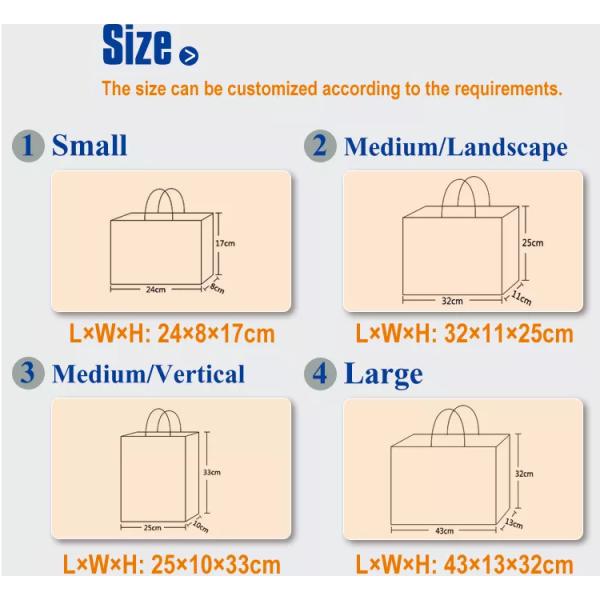 Luxury Shopping Bags, Matte Modern Embossed Birthday Merchandise Clothing Business Store Wedding Guests