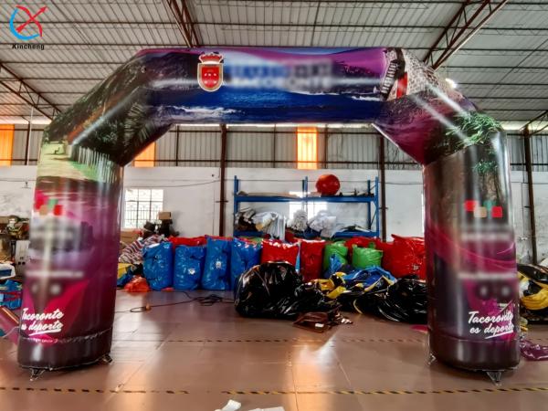 Factory Custom Digital Printing Inflatable Advertising Signs / Color Inflatable Arches