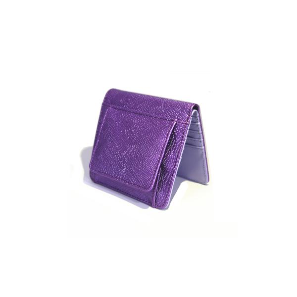 10.5x10CM Opp Pack PU Card Holder Womens Coin Pocket EN17