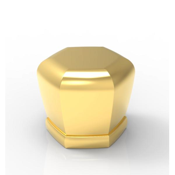 Смертная казнь через повешение ISO 9001 покрывая крышку флакона духов сплава цинка