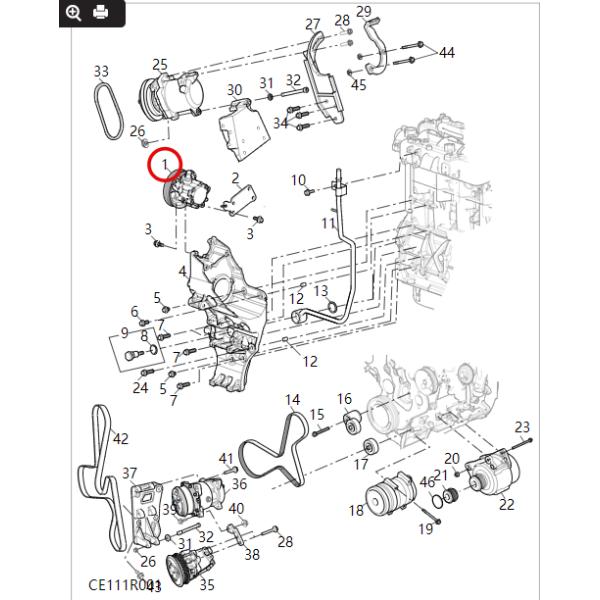 MAXUS A80/RV80/V80 C00001264 Servo-Steering Pump com 15*15*16 cm Tamanho 2010-2016