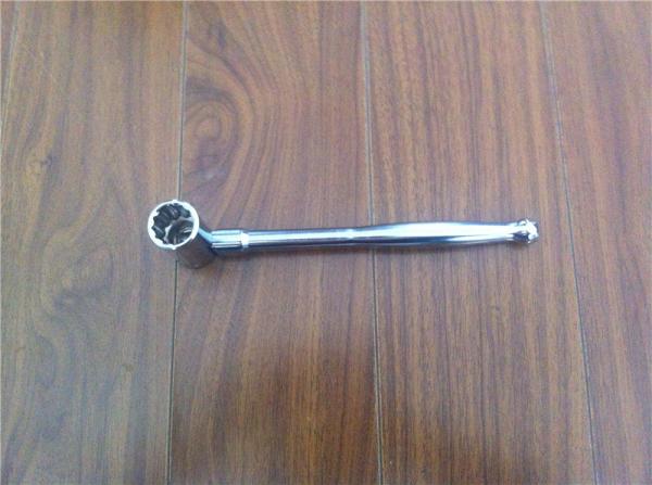 Bi-Head Adjustable Wrench Scaffolding Swingover Spanner Chrome Finish