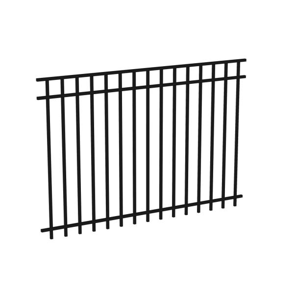 Metal wrought iron steel fence panels