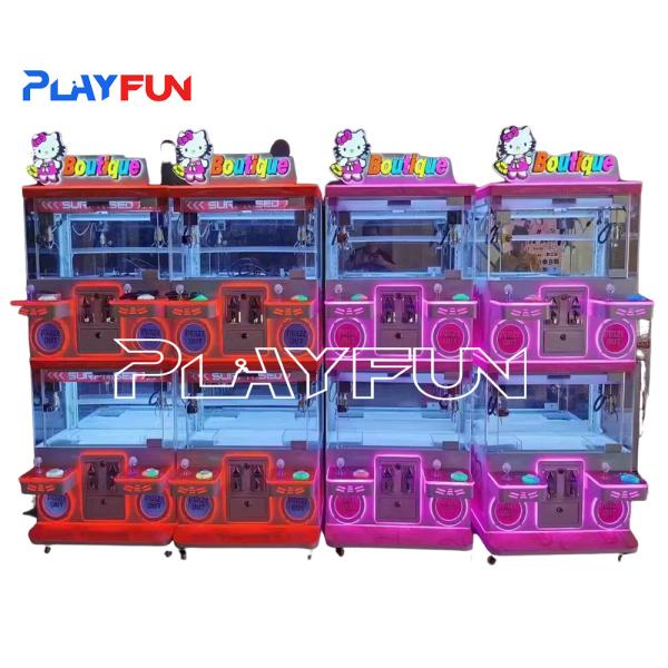 Playfun Мини-игры с краном на когтях для 4 игроков мини-призная игра аркадная зала