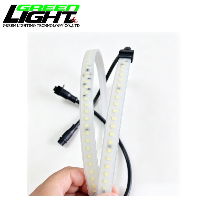 Industrial LED Strip Light 8W AC110V IP68 Waterproof Mining Linear Light for Underground Tunnel Lighting 0414 Series