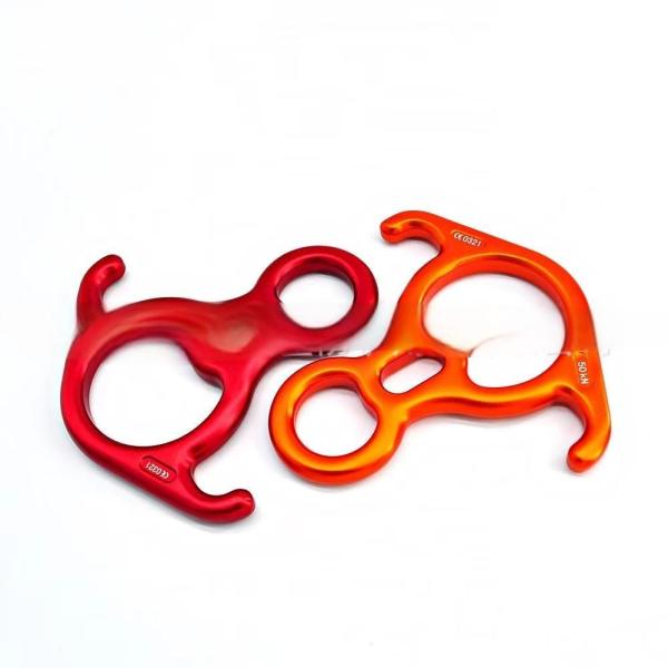 Outdoor Hardware Climbing Descender Figure Eight Ring for Rapid Descent Protection
