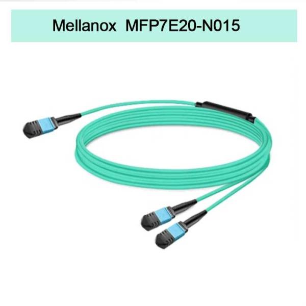 Nvidia Mellanox 100% Genuine Products Mfp7e20-N015 Passive Fiber Cable, Mmf, MPO12 APC to 2xmpo12 APC, 15m