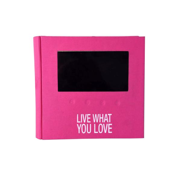 Папка ODM LCD OEM видео-, видео- формат альбома 3GP MKV буклета видео-