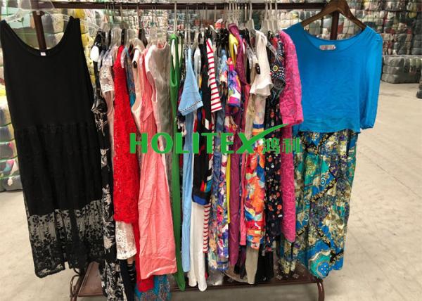 For Africa , used women's clothing , ladies cotton dresses , first grade second hand clothes