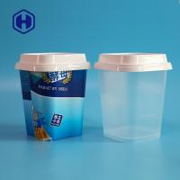 Récipients en plastique de la laiterie 22OZ IML de crème glacée de label de moule