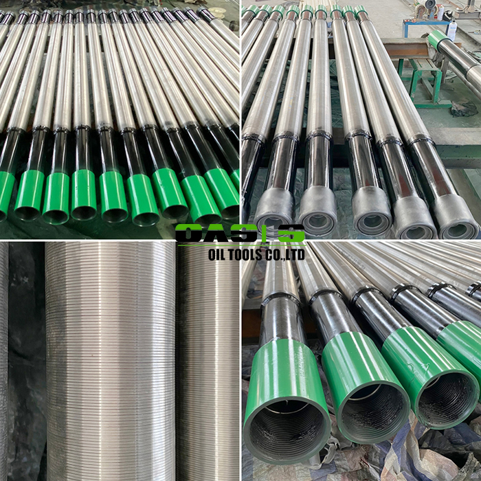 Pipe Base Screen designed for sand control and filtration with 2 meter length customizable diameter and ultra fine precision slotting