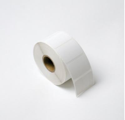 Do retângulo térmico direto impermeável das etiquetas da placa branco feito sob encomenda