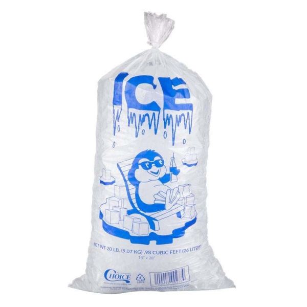 Leak Proof Recyclable Plastic Bag Durable Ice Cube Storage Bags