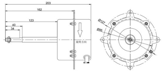 Run Asynchronous	Air Cooler Fan Motor Outdoor Welling Air Conditioner Motor