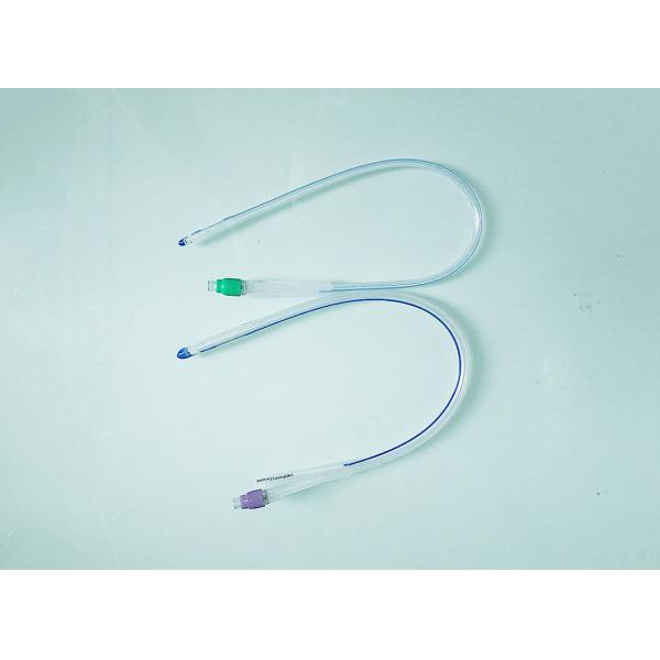 Compact Size 2 Way Foley Catheter Medical Silicone Material Space Saving