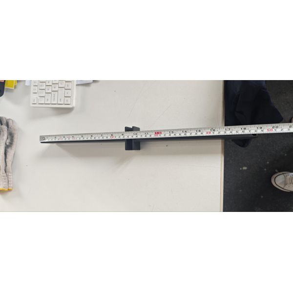 AT-0303 9 RECTARAIL DOUBLE FACEOUT Shop Fitting Hooks Metal Rectangle Straight Arm Hooks