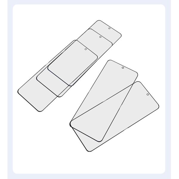 L'écran LCD de verre avant mobile Samsung Iphone Oca