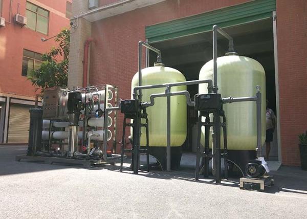 6TPH Brackish Water System / Reverse Osmosis Water Purification Plant TDS5000-10000PPM