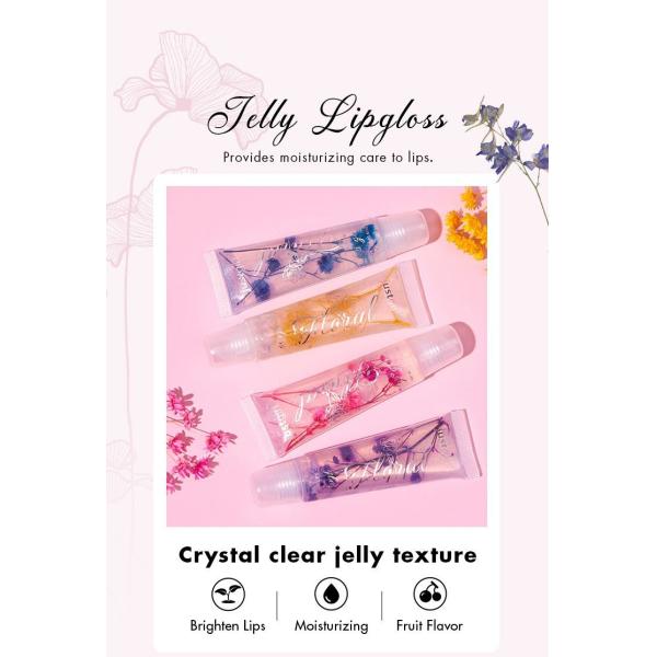 Non-Sticky Clear Lip Oil Texture Cruelty-Free Preserve Moisture Lip Care