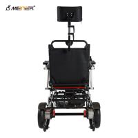 Balayez le fauteuil roulant pliable de lumière de moteur avec le pneu rigide 6km/H d'unité centrale