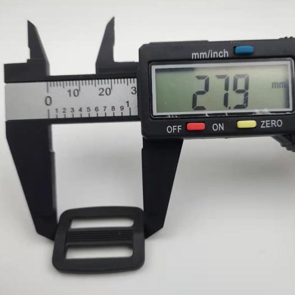 OEM ODM L Shaped Plastic Tri Glide Buckle 23.1mmX27.9mm