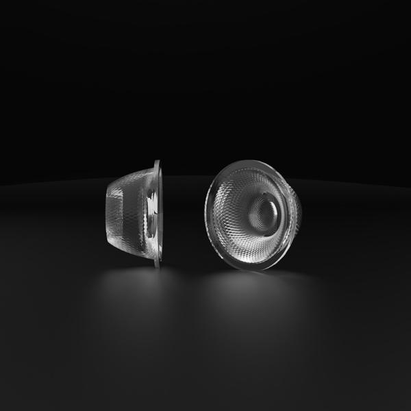 60° Viewing Angle PC Material LED Lens for Recessed Light with High Lighting Efficiency