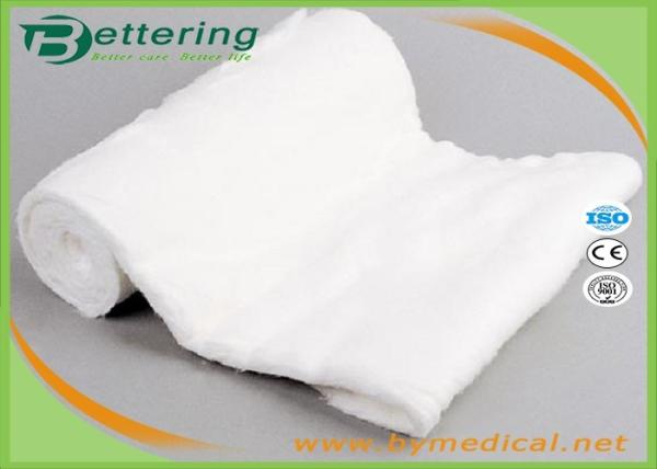 Medical High Surgical Absorbent Cotton Wool Roll 50G~1000G BP Standards