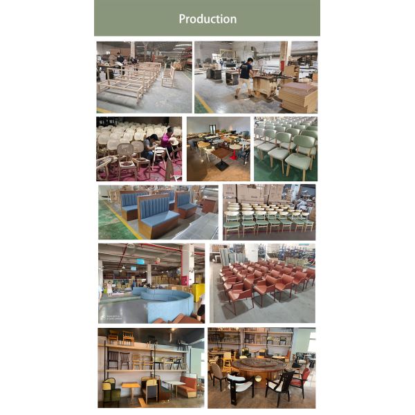 Solid Wood Dining Table Cafeteria Restaurant  bar Cafe Commercial Rattan Tables and Chairs