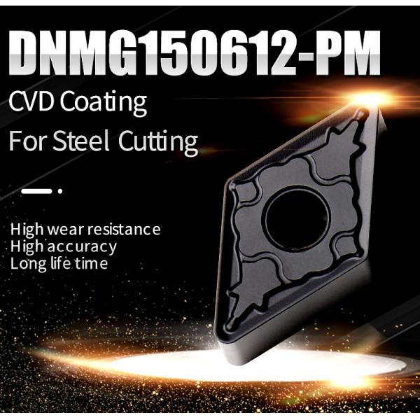 Inserção de gerencio Indexable do carboneto de tungstênio DNMG150612