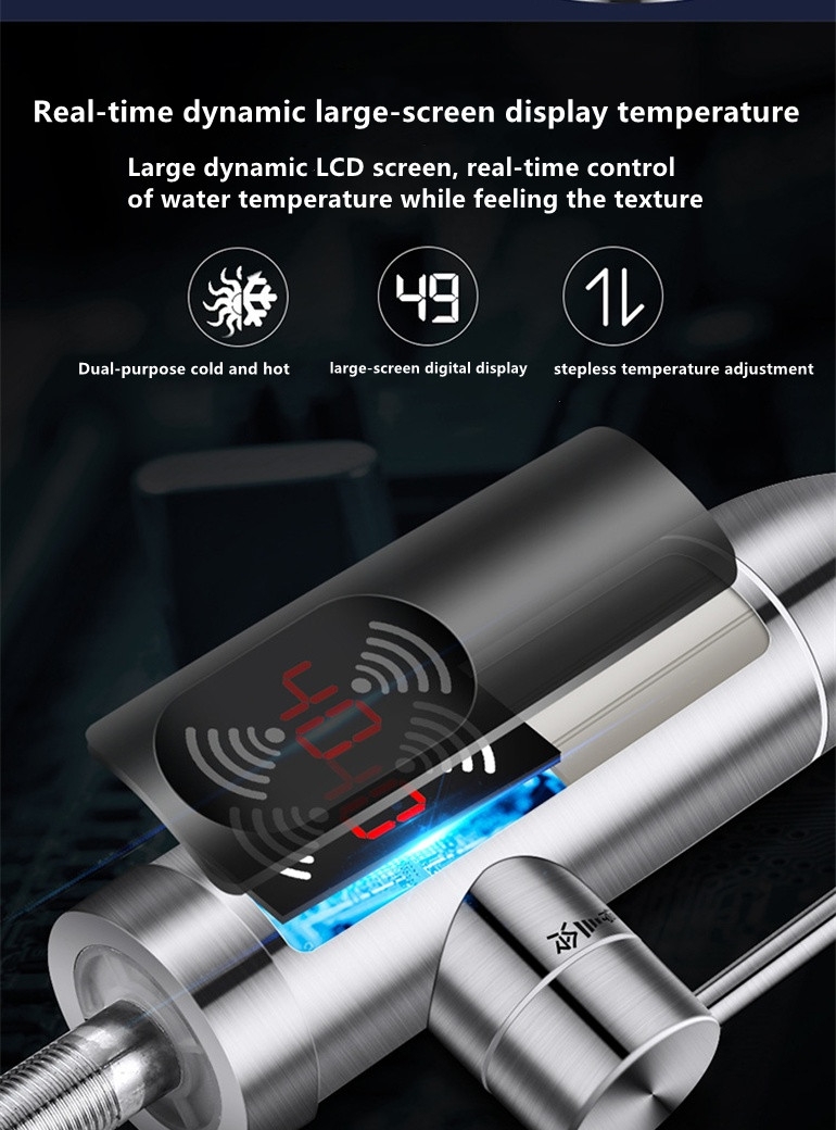 Кран 50HZ Ipx4 Bathroom Faucet горячей воды элемента 304 SS немедленный электрический