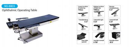 Electric Multiple Position Surgical Operation Table Stainless Steel Frame
