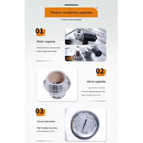 7KW Automatic Electric Heating Charcoal Model 1.3CBM Commercial Oven for Roasted Chicken