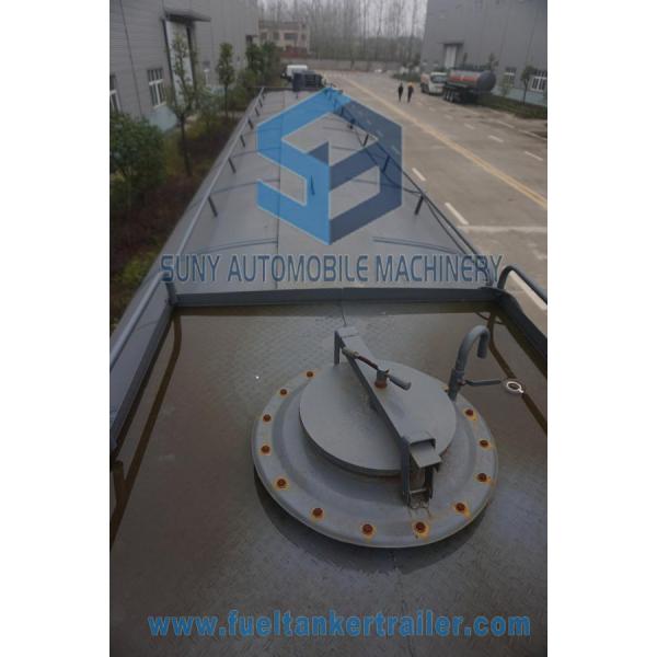 Carbon Steel container semi trailer 45000L 3 Axle Ellipse Shape
