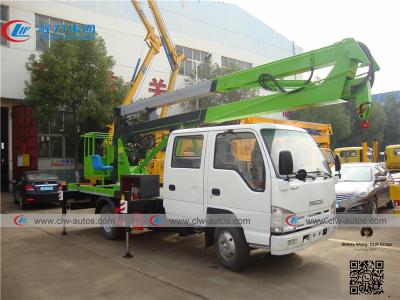 ISUZU 4x2 16M Truck Mounted Aerial Work Platform With Folded Arm