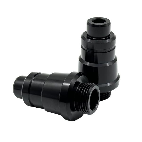 Machining à paroi mince cuivre laiton CNC pièces métalliques anodisant plusieurs couleurs