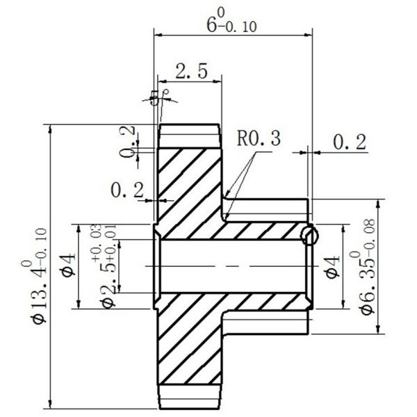 520 3530 545 550 винтовая зубчатая передача аксессуаров 37mm мотора DC двойная 18 градусов
