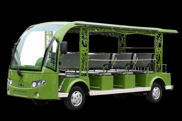 Ônibus de turista Sightseeing elétrico do veículo de 11 passageiros com as rodas do motor 4 da C.C. 5kW