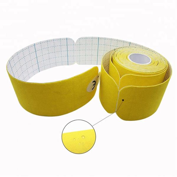 Cinta elástico de la kinesiología de Sports Latex Free del atleta