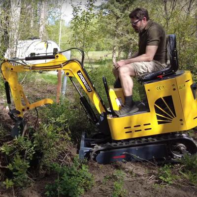 Mini Clamshell Shovel Excavator Trailer Small Bagger Thumb Micro Earth Moving Machinery Small Digger